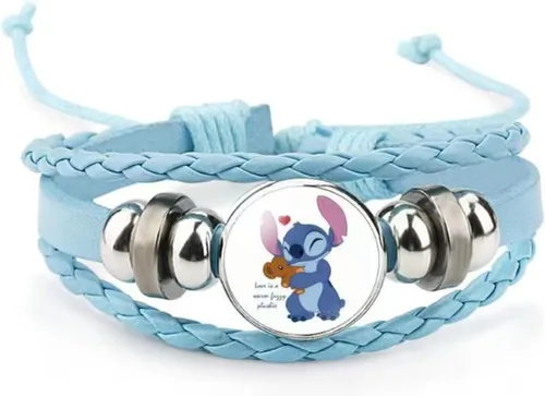 Miniatura 3 de Mejora tu estilo con nuestro juego de mercancía Stitch - Completo con bolsa de cordón, calcomanías, cordón, más, Style-1, Ajustable
