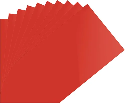 Miniatura 8 de DMiotech 10 piezas de filtro de luz de gel de corrección superpuesto de plástico transparente PVC hojas granate para fotos, películas, video