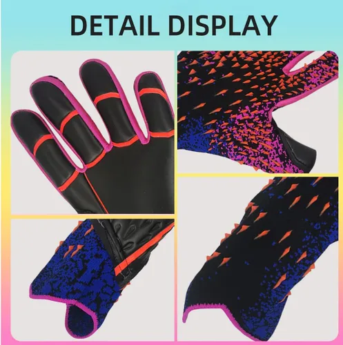 Miniatura 6 de Scott Edward Guantes de portero de fútbol para niños y adultos, kit de portero de fútbol premium, súper agarre y protección, talla 6/7/8/9/10 Rojo