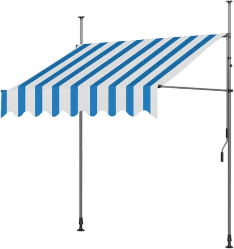 Miniatura 10 de toldo retráctil para patio exterior, toldos de patio para sombra y lluvia, toldo retráctil manual para patio, toldos portátiles de 13.12 pies, beige