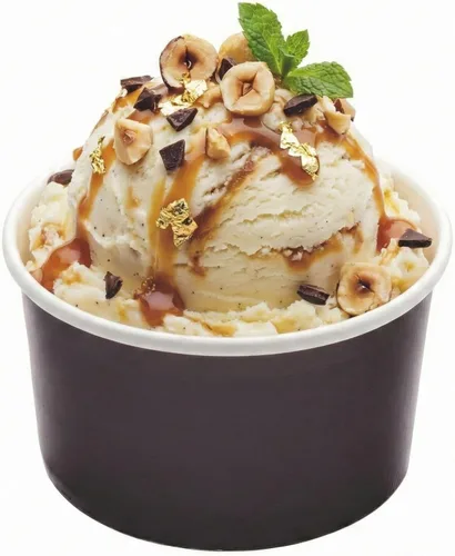 Miniatura 35 de Coppetta - Vasos de postre de 5 onzas, 50 tazas desechables para helado, tapas se venden por separado, cuencos de yogur congelado resistentes