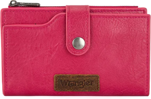 Miniatura 24 de Wrangler - Billetera para mujer con tarjetero plegable, cierre y ventana para identificación