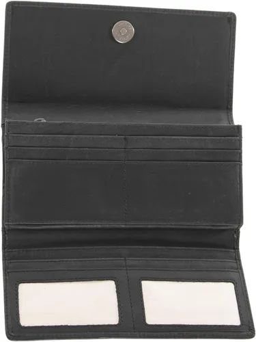 Miniatura 4 de Lady Conceal Hope RFID - Cartera de cuero con cordones, Negro -, Cartera triple plegable