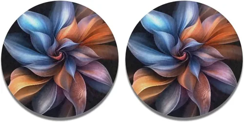 Miniatura 15 de AFPANQZ 250 Years Print Car Coasters for Cup Holders Absorbent Car Accessories 2.8" Car Cup Holder for Women 2 Pack