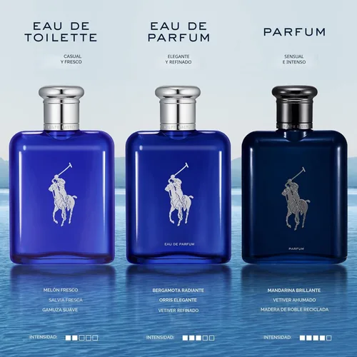 Miniatura 3 de Ralph Lauren - Polo Blue - Parfum - Colonia Hombre - Acuático y Fresco - Con Cítricos, Roble y Vetiver - Fragancia Intensa