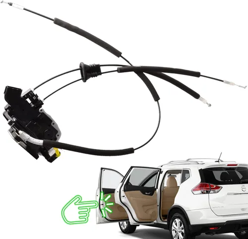 Actuador de cerradura de puerta delantera izquierda compatible para Nissan Rogue 2008-15 Rogue Select 2014-15 Conjunto de pestillo de puerta