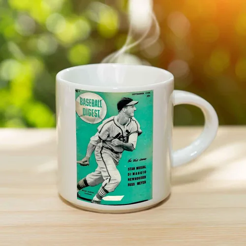 Miniatura 3 de Stan Musial Taza de café – Taza clásica de cerámica de béisbol vintage, idea de regalo para fanáticos de los deportes/jugadores, cumpleaños