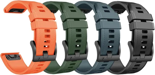 Miniatura 22 de ANCOOL para Banda de reloj Fenix 5/6/7 de 22mm de silicona suave Compatible con Garmin Fenix 5 Plus/6 Pro/8 47mm/7 Pro/Approach S60/S62