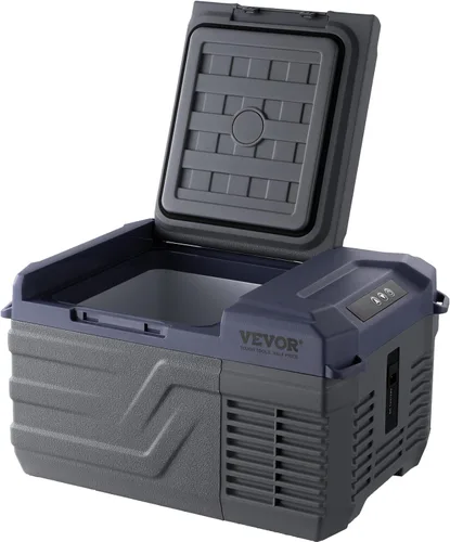 Miniatura 9 de VEVOR Refrigerador de automóvil, refrigerador de coche de 12 voltios, refrigerador portátil de congelador de una sola zona de 9 L, rango ajustable