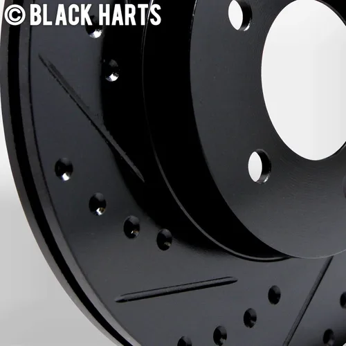 Miniatura 6 de Hart Brakes Kit de frenos y rotores traseros delanteros Pastillas de freno delanteras y traseras Rotores y pastillas de freno Pastillas