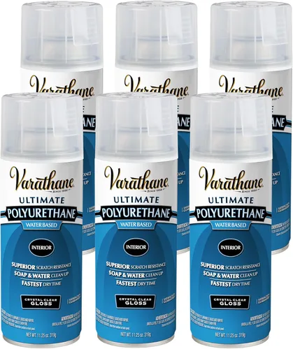 Miniatura 24 de Varathane Spray Poliuretano Ultimate Cristal Claro a Base de Agua Protección para Madera Interior Tiempo de Secado Rápido Fácil Limpieza