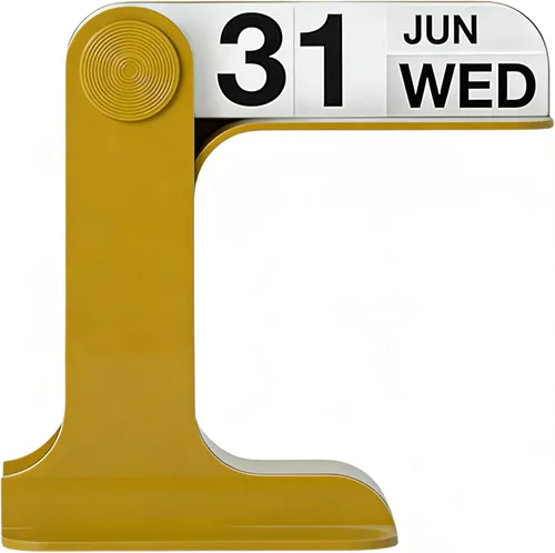 Miniatura 9 de Calendario Perpetuo Giratorio, Calendario de Escritorio 2025-2026 Para Decoración Diaria de Oficina y Hogar, Ornamento de Escritorio, Accesorios