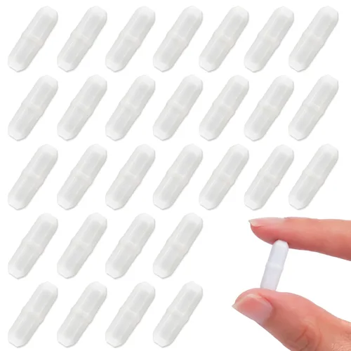 Miniatura 9 de Barras de agitación magnéticas, 10 unidades de PTFE agitador magnético mezclador mezclador de bar, 0.8 pulgadas / 0.8 pulgadas barra mezcladora