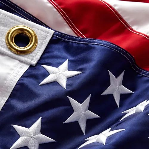 Miniatura 14 de Bandera estadounidense resistente de 3 x 5 pies para exteriores, de poliéster hilado de lujo, impermeable, resistente a los rayos UV, bandera GM-3C5