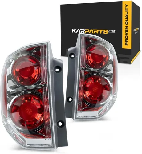 Miniatura 9 de CarLights360: Para Honda Pilot Rear Light Assembly 2006 2007 2008 lado del pasajero certificado DOT - HO2801162 33501-S9V-A11
