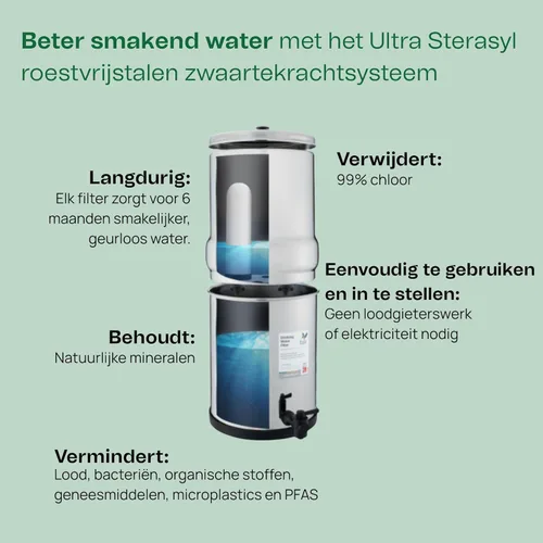 Miniatura 3 de British Berkefeld - Cartucho de filtro de gravedad de cerámica ultra esterasilo de 7 pulgadas, 1 paquete, reduce los contaminantes, adecuado