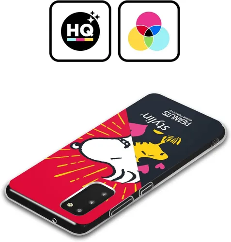 Miniatura 2 de Head Case Designs Funda de gel suave con licencia oficial de Peanuts Snoopy & Woodstock 2 Halfs and Laughs [protección de grado militar] compatible