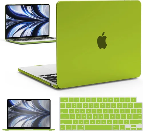 Miniatura 38 de IBENZER Funda para MacBook Air de 13 pulgadas 2026 2025 2024 2023 2022 M4 A3240 M3 A3113 M2 A2681, funda rígida con cubierta de teclado ScreenFilm