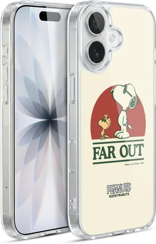 Miniatura 14 de Head Case Designs Funda de gel Woodstock 50th con licencia oficial de Peanuts Snoopy Guitar 1969 [protección de grado militar] compatible con Apple
