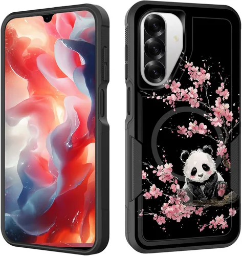 Miniatura 205 de Funda magnética para Galaxy A16 5G, [compatible con MagSafe] [protección contra caídas de grado militar] Funda resistente a prueba de golpes