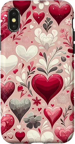 Miniatura 5 de Funda romántica para iPhone 11 Pro Max con corazones encantadores para el día de San Valentín