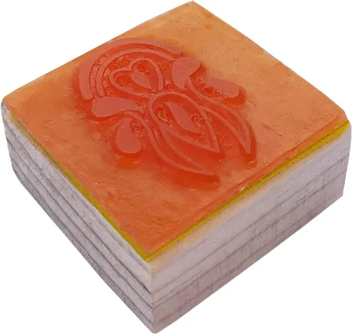 Miniatura 38 de Royal Kraft Sello de goma de madera espiral - Impresión de bloques de bricolaje en papel, tela, henna Rtag020