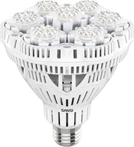 Miniatura 9 de Bombilla de cultivo SANSI con tecnología COC, lámpara de 24W de espectro completo (equivalente a 300 vatios) con lente óptica para alto PPFD
