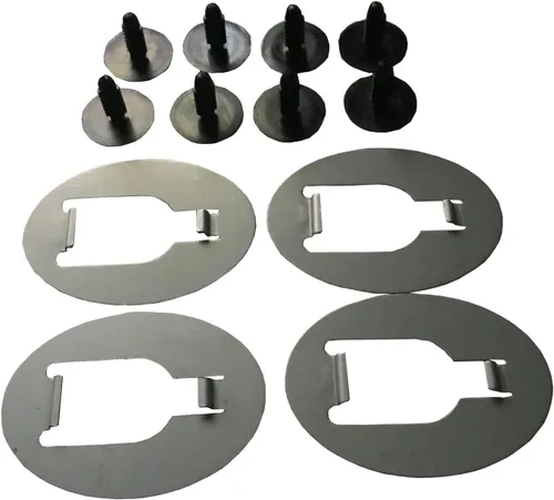 Miniatura 2 de Juego de 4 clips de retención para luces de posición lateral Compatible con Ford F250 F350 F450 F550 Super Duty 1999-2010 F81Z-15A436-AA 8 pines