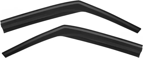 Miniatura 2 de OMAC Deflector de protección contra la lluvia de la visera de ventana para Dodge Sprinter 2003-2006 Humo 2 piezas