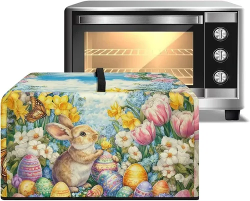 Miniatura 36 de Cubierta de horno de microondas de convección para encimera, tostadora, horno, protector de electrodomésticos para decoración de cocina del hogar