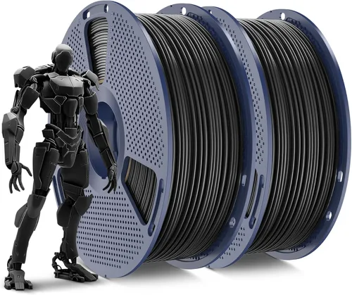 Miniatura 31 de SUNLU - Filamento ABS para impresora 3D de 1.75 mm, altamente resistente y duradero, resistencia al calor, excelente dureza, compatible con el 99%