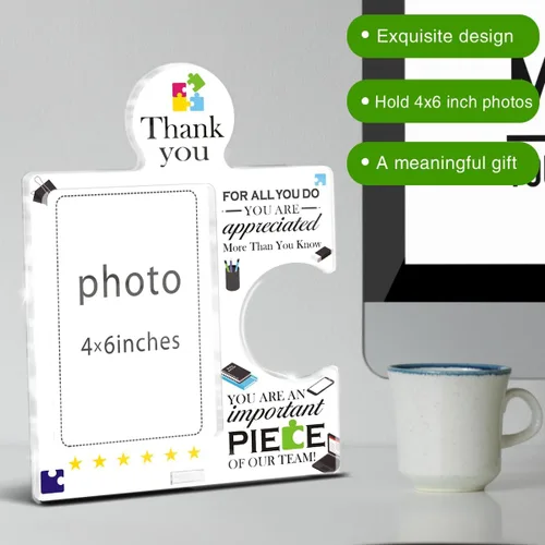 Miniatura 4 de Regalos de agradecimiento para empleados, marco de fotos de equipo de 4 x 6 pulgadas, regalos de agradecimiento para compañeros de trabajo, regalo