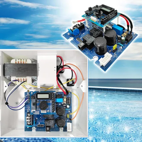 Miniatura 3 de Reemplazo de placa de circuito principal GLX-PCB-RITE 2026 y placa de visualización GLX-PCB-DSP para generadores de cloro sal Hayward Goldline Aqua
