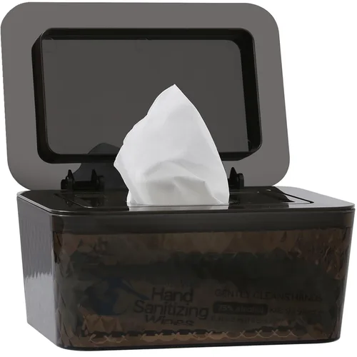 Miniatura 11 de Dispensador de toallitas húmedas para bebés, contenedor de toallitas húmedas de mayor capacidad, contenedor de toallitas para baño, mantiene