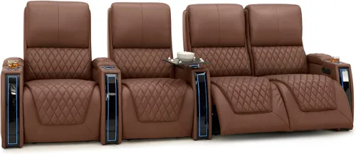 Miniatura 71 de Seatcraft Apex Zero-Gravity CoolZero - Asiento de cine en casa de cuero italiano, reposacabezas eléctrico, lumbar eléctrico, reclinable eléctrico