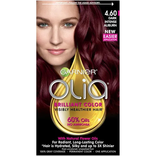Miniatura 38 de Garnier Olia Tinte de cabello sin amoníaco [5.60] rojo granate medio, 1 unidad 5.6 Rojo granate medio