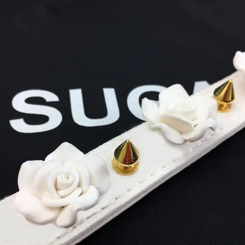 Miniatura 2 de Succuba Collar de Gargantilla de Flor Hecho a Mano para Mujeres y Hombres