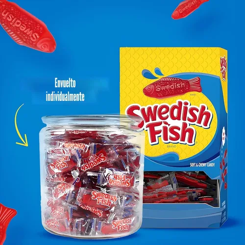 Miniatura 6 de Golosina Swedish Fish, paquetes individuales, 0.21 onzas