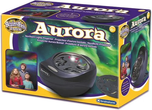 Brainstorm Toys Aurora Northern and Southern Lights Proyector STEM, gris
