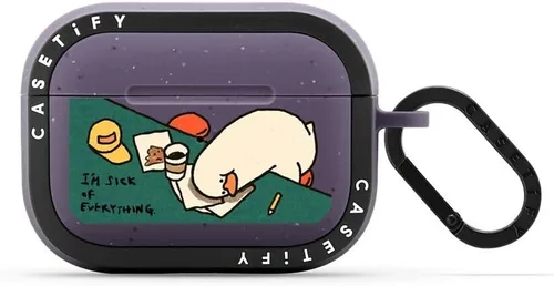 Miniatura 21 de CASETiFY Bounce Airpods Pro (1ª/2.ª generación) - Funda con anillo, negro Kingsnake - carbón mate