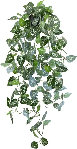 Miniatura 26 de LOYWREE Plantas Artificiales de 35.4 Pulgadas en Maceta Negra Plantas Colgantes Falsas Realistas en Maceta con Hiedra Artificial y Pothos - Ideal