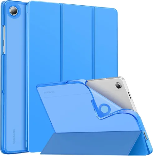 Miniatura 39 de MoKo Funda compatible con Samsung Galaxy Tab A7 Lite de 8.7 pulgadas 2021 (SM-T225/T220/T227), funda inteligente delgada y ligera con triple soporte