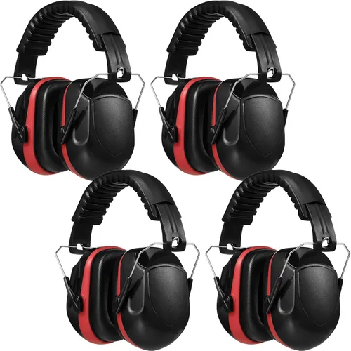 Miniatura 8 de Yunsailing 4 unids Nrr 28db Reducción de ruido Protección auditiva Orejeras Orejeras Plegables Auriculares para Disparar