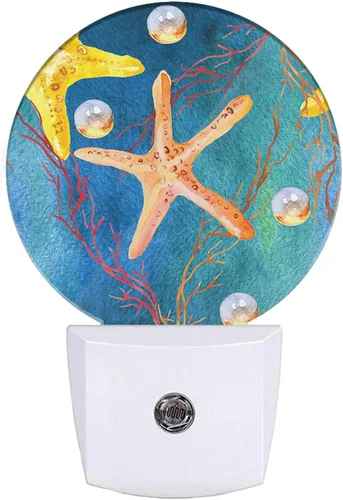 Miniatura 26 de EKOBLA Luz nocturna de árbol de estaciones coloridas enchufable, luz nocturna LED multicolor con sensor automático del atardecer al amanecer