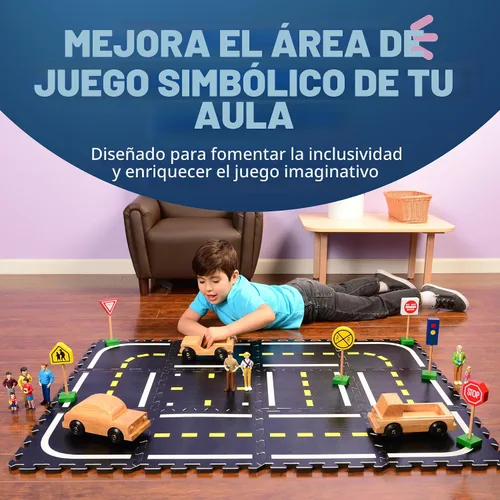 Miniatura 3 de Cre8tive Minds Juego de Simulación Familias Multiculturales, Figuras de Juguete Diversas para Niños, Detalles Realistas, Juguetes de Aprendizaje