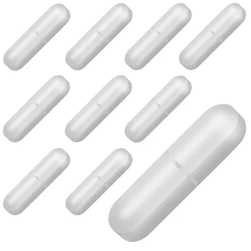 Barra de agitación magnética de PTFE, superficie a prueba de corrosión y ultra suave, barra de agitación de laboratorio de 1.181 in, color blanco,