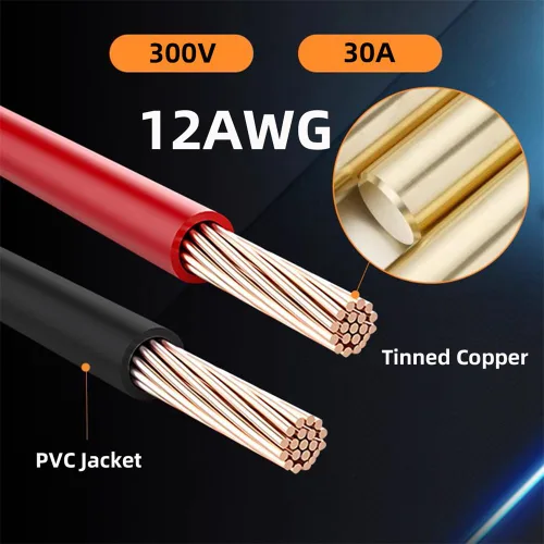 Miniatura 3 de xiwai Cable de extensión XT60 12AWG hembra a conector hembra para estación de energía de batería RC con panel solar (1.6 pies)