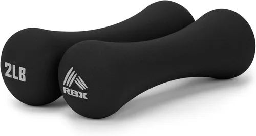 RBX Pesas de mano, pesas de mano de neopreno para entrenamientos en casa, entrenamiento cardiovascular y de fuerza, equipo de gimnasio en casa