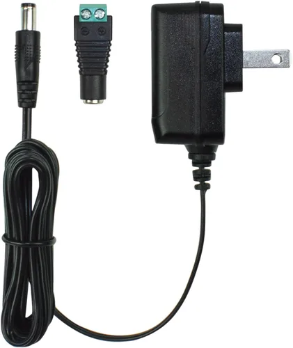 Armacost Lighting 12V 12W 1 Amp Adaptador de fuente de alimentación Transformador AC 100V-120V con conector de salida DC de 0.217x0.083 in