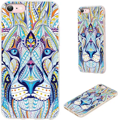 Miniatura 27 de Funda protectora completa delgada y suave de TPU transparente para iPhone SE 2022/2020, iPhone 8/7/6S/6 - Diseño de música divertida guitarra